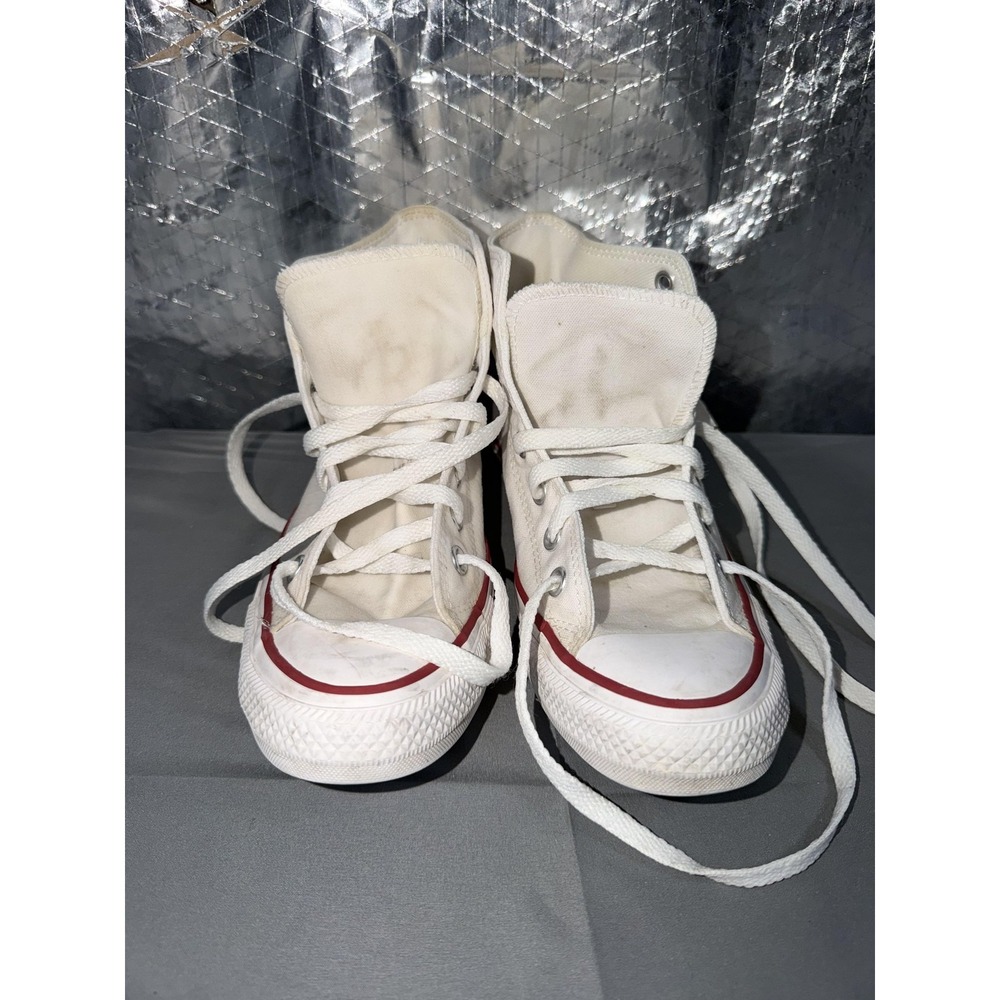 Converse Chuck Taylor Shoes Mens Size 5.5 White Canvas High Top All Star M7650